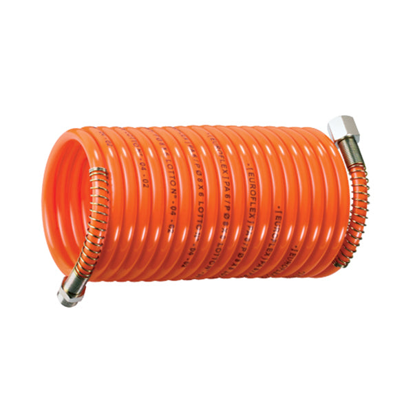 TR/F - Tubo a spirale in RILSAN con ATTACCHI 1/4M FISSO e 1/4F GIREVOLE - Tubi e spirali - Raccorderia - Ani TR/F - Tubo a spirale in RILSAN con ATTACCHI 1/4M FISSO e 1/4F GIREVOLE - Tubi e spirali - Raccorderia - Ani